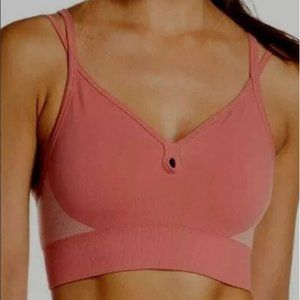 ZELLA Body Rhythm Sports Bra In Coral